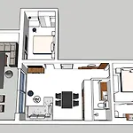 Apartment Blue Moon Apartment, Now With Jacuzzi Mandre